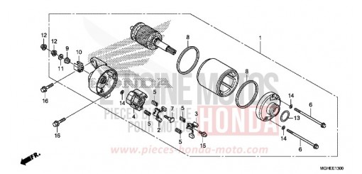 MOTEUR DE DEMARRAGE VFR1200XE de 2014